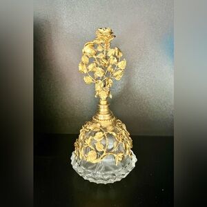 Vintage Matson Floral Perfume Bottle